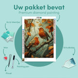 Diamond Painting Vogels in het Bos