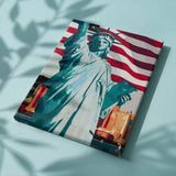 Schilderen op nummer Vrijheidsbeeld Amerika