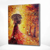Schilderen op Nummer Vrouw Herfst