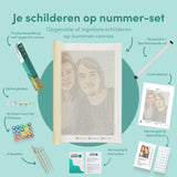 Schilderen op Nummer Eigen foto