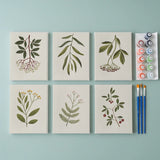 Wilde bloemenweide - Schilderen op Nummer Mini Set van 6