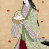 Diamond Painting Witte Konijnen in de Herfstmand Japan