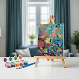 Wonderen van de zee - Schilderen op Nummer Mini Set van 6