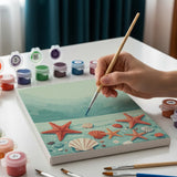Wonderen van de zee - Schilderen op Nummer Mini Set van 6