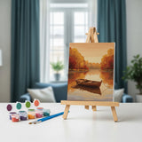 Zachte vroege herfst - Schilderen op Nummer Mini Set van 6