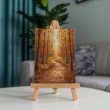 Zachte vroege herfst - Schilderen op Nummer Mini Set van 6
