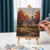 Zachte vroege herfst - Schilderen op Nummer Mini Set van 6