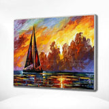 Diamond Painting Zeilbootje
