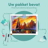 Diamond Painting Zeilbootje