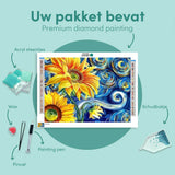 Diamond Painting Zonnebloemen Kunst