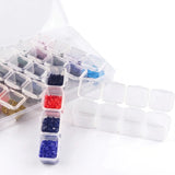 Premium opbergbox met 28 potjes