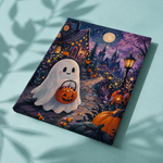 Afgewerkt canvas Blijf griezelig, kleine geest op stof