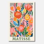 Bloemenposter schilderen op nummer