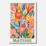 Bloemenposter schilderen op nummer