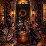 Schilderen op nummer De grote snoepronde – Halloween