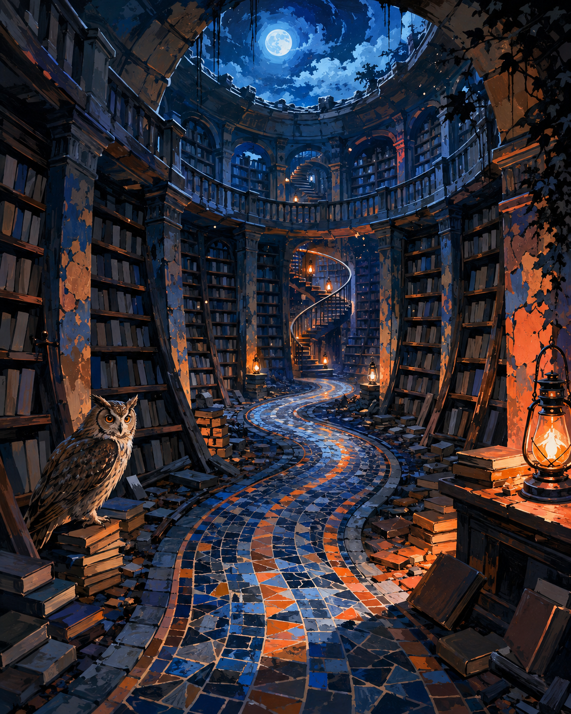 Schilderen op nummer De vergeten bibliotheek – Halloween