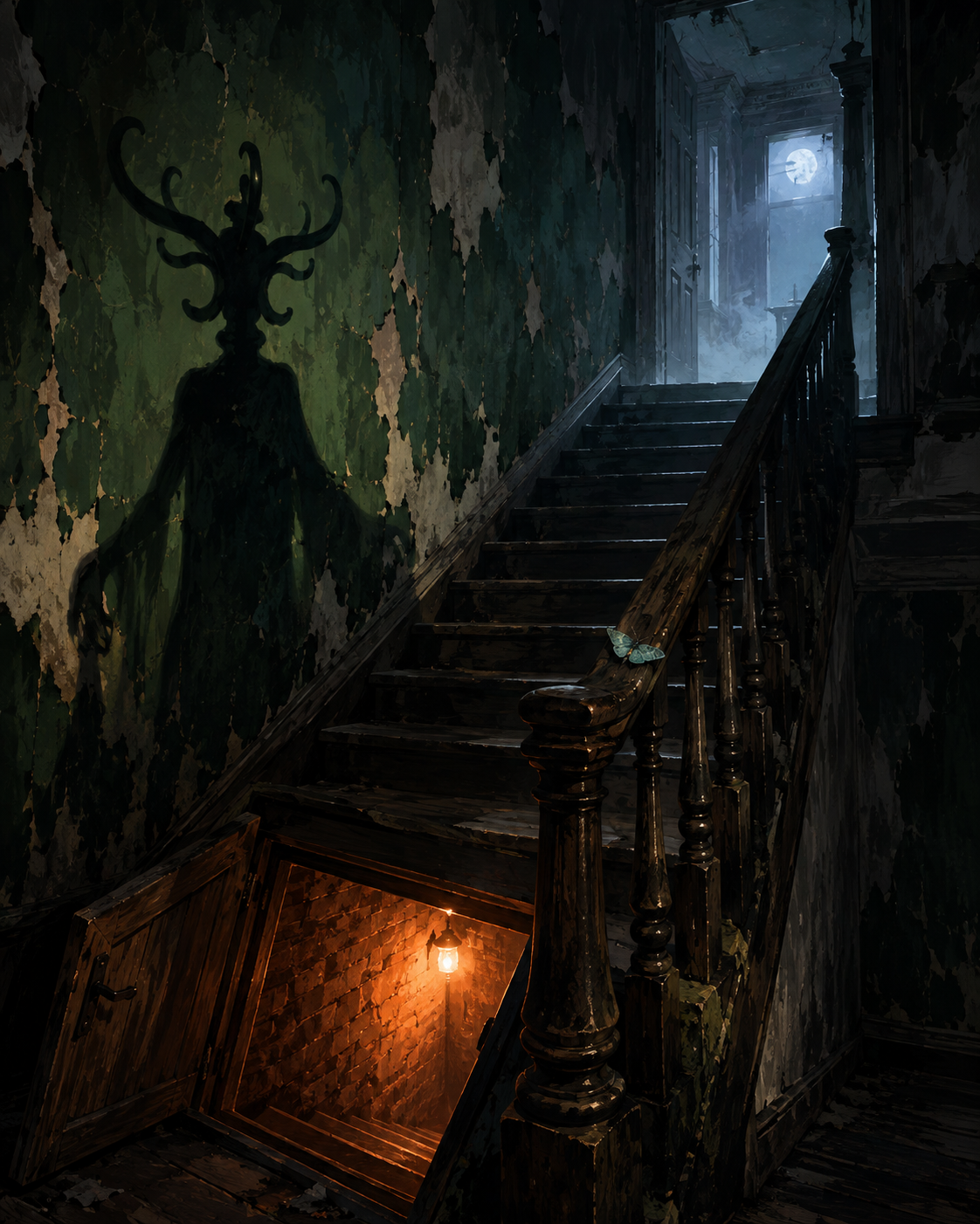 Schilderen op nummer Ga dit huis niet binnen – Halloween