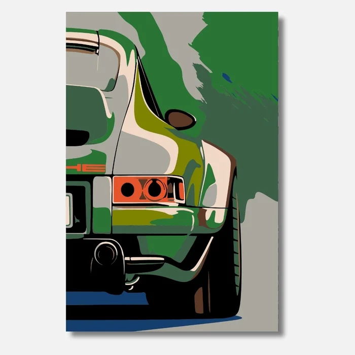 Groene Klassieker schilderen op nummer