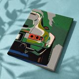 Groene Klassieker als afgewerkt canvas