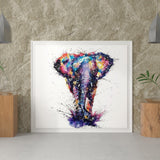 Diamond Painting Gekleurde Olifant