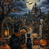 Schilderen op nummer Pootjes in de spooknacht – Halloween