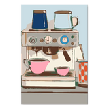 Vrijstaand ontwerp Roze Espresso zonder achtergrond