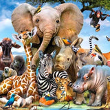 Schilderen op nummer Dieren Safari