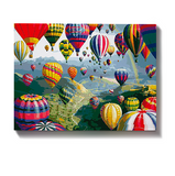 Schilderen op nummer Gekleurde Luchtballonnen