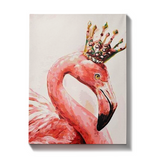 Schilderen op nummer Flamingo met Kroon