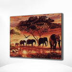 Schilderen op Nummer Afrika