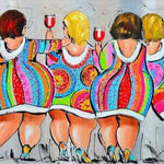 Schilderen op Nummer Dikke Dames