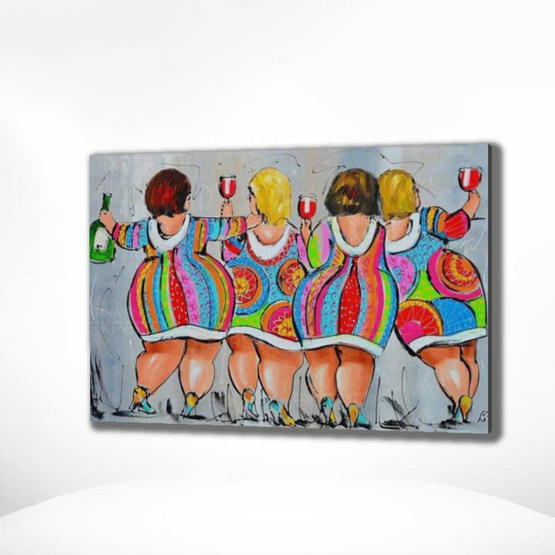 Schilderen op Nummer Dikke Dames