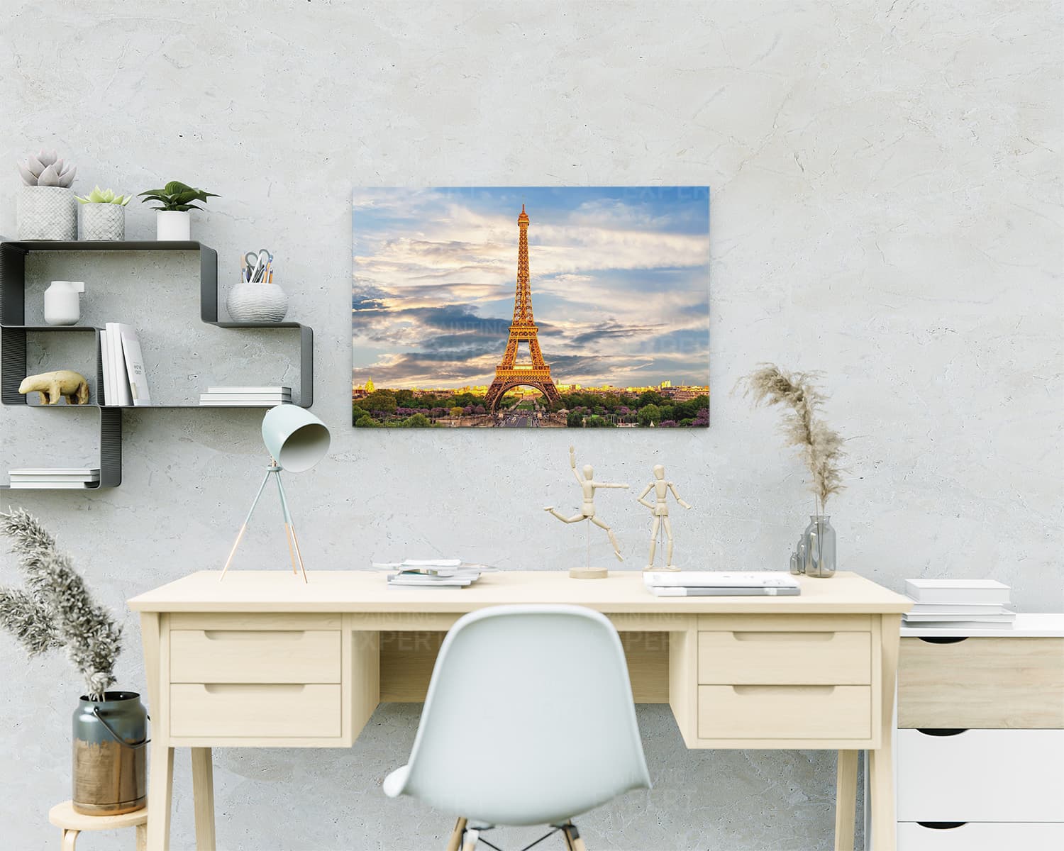 Schilderen op Nummer Eiffeltoren