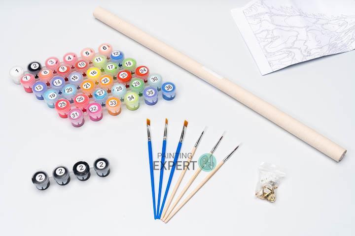 Schilderen op Nummer Huisjes in Griekenland