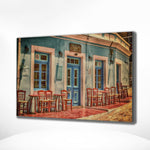 Schilderen op Nummer Huisjes in Griekenland