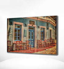 Schilderen op Nummer Huisjes in Griekenland