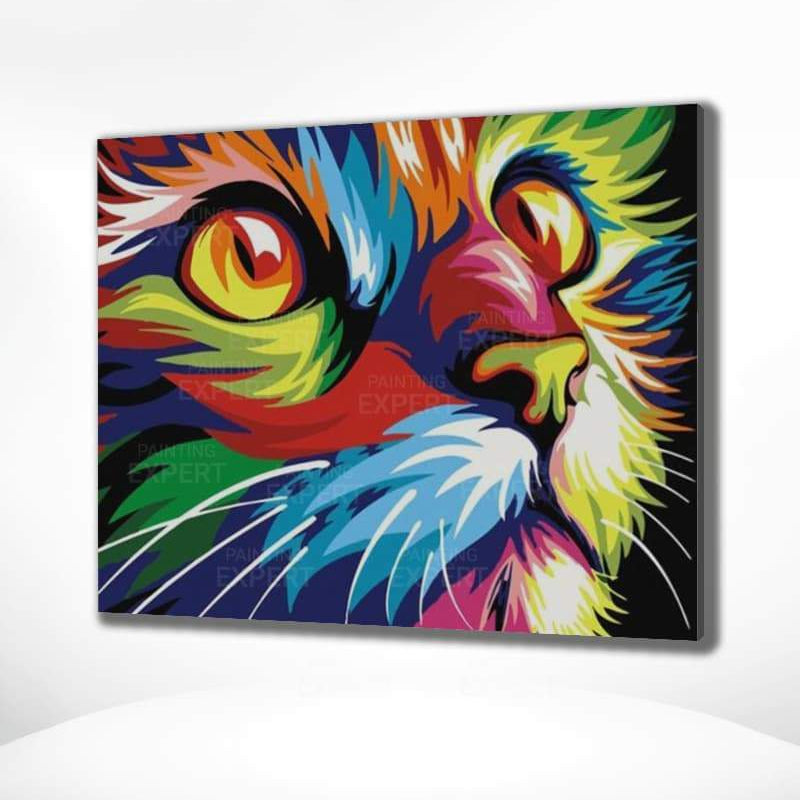 Schilderen op Nummer Kattenhoofd