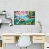 Schilderen op Nummer Landschap Boot