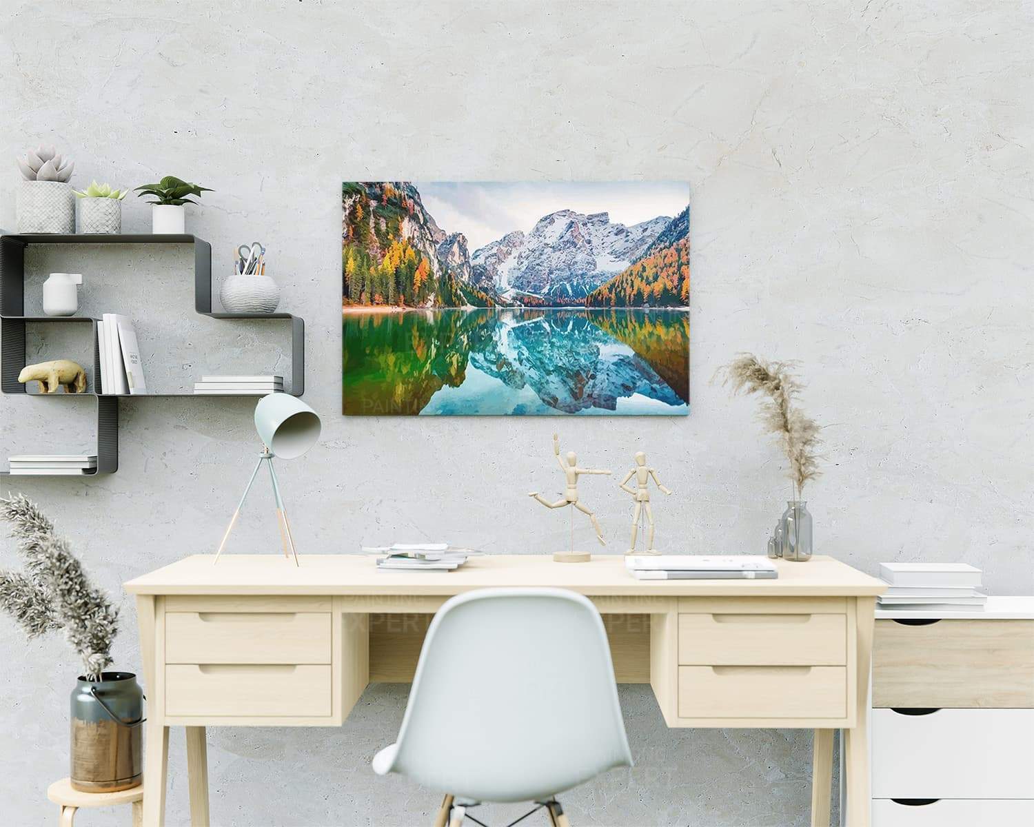 Schilderen op Nummer Landschap met Beekje