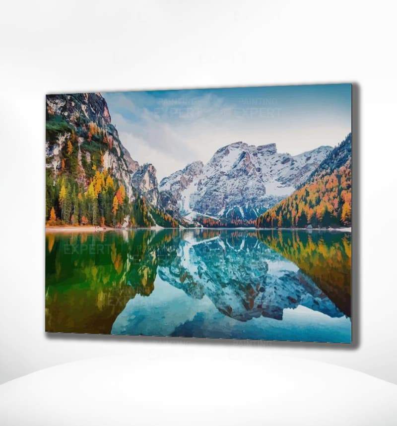 Schilderen op Nummer Landschap met Beekje