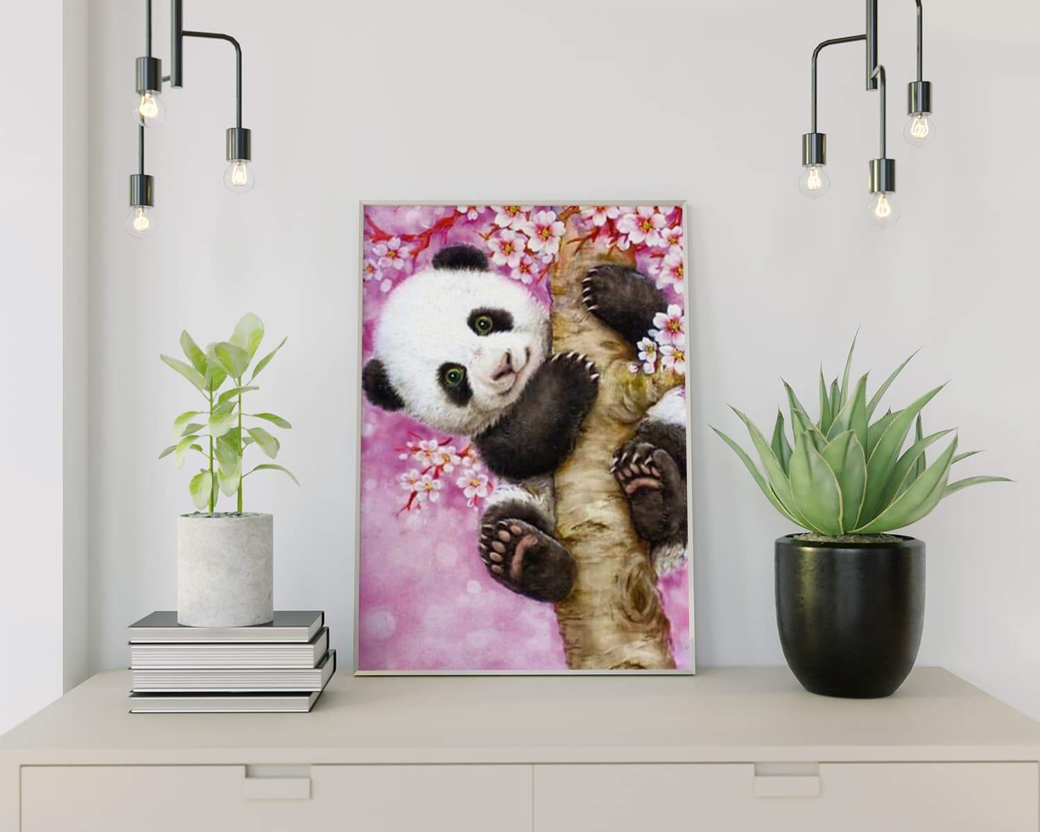 Schilderen op Nummer Panda