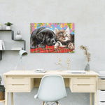 Schilderen op Nummer Puppy en Kitten