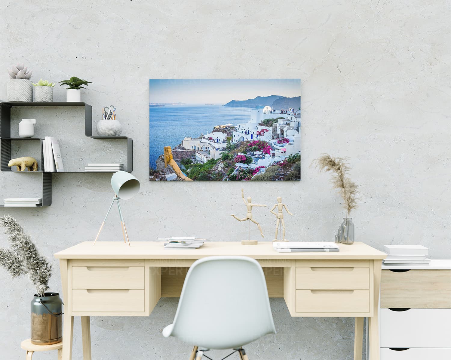 Schilderen op Nummer Santorini