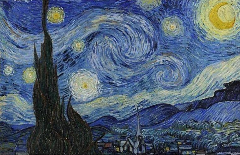 Schilderen op Nummer Sterrennacht