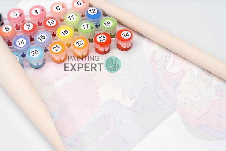 Schilderen op Nummer Tijgers