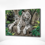 Schilderen op Nummer Tijgers