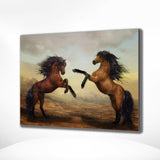 Schilderen op Nummer Twee Paarden