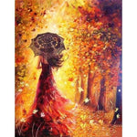 Schilderen op Nummer Vrouw Herfst