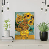Schilderen op Nummer Zonnebloemen van Gogh