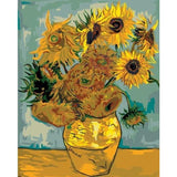 Schilderen op Nummer Zonnebloemen van Gogh